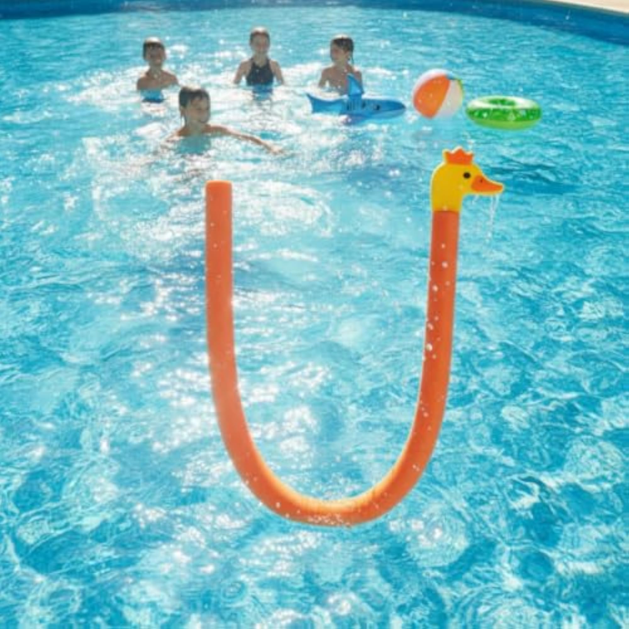 Lightweight Foam Swim Noodle with Animal Head
